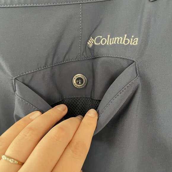 Columbia Mens Blue Casual Shorts breathable comfortable with pockets summer styl - Picture 6 of 8